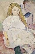 Jules Pascin Mother and child painting